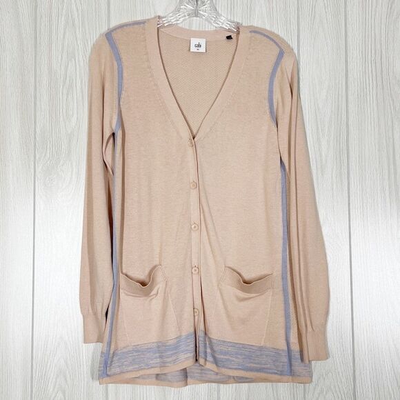 CAbi Sweaters - Cabi | Pink / Purple Button Front Lucy Cardigan Size X Small Style #5288